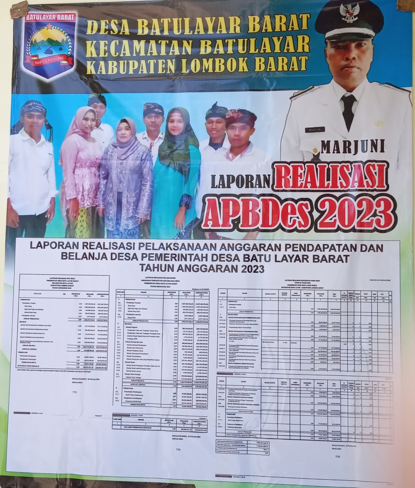 Laporan Pelaksanaan APBDesa - Tahun 2023